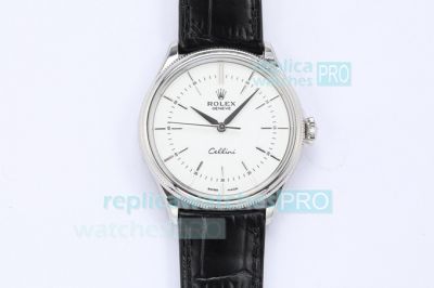 EWF Swiss Rolex Cellini Replica Watch 39MM SS White Dial